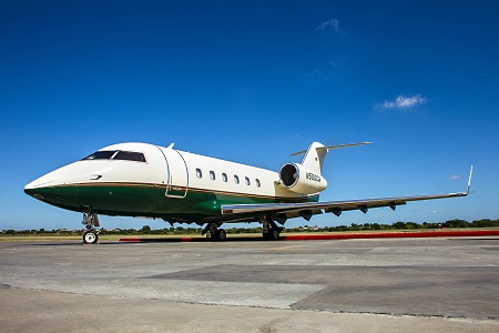 Challenger 600 private jet aircraft